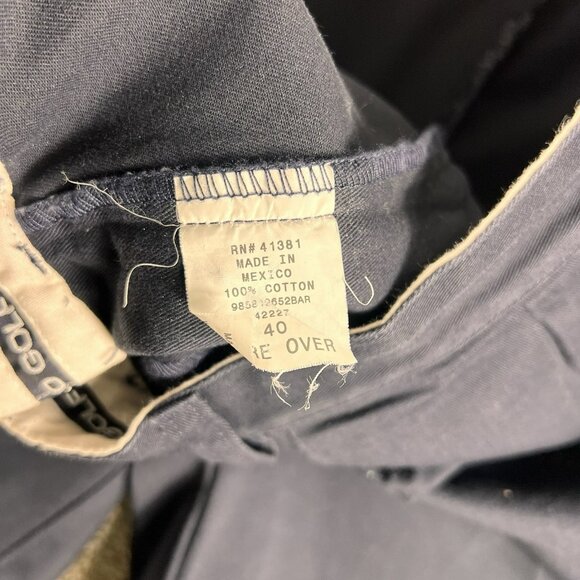 Polo Ralph Lauren Golf Pleated Chino Shorts Blue Men’s Size 40 x 8 - Picture 3 of 7